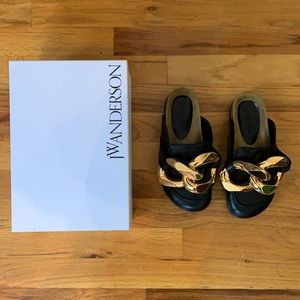 JW Anderson black loafers